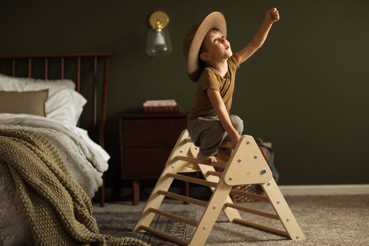 What's the best age to introduce a Pikler climbing triangle to your child?