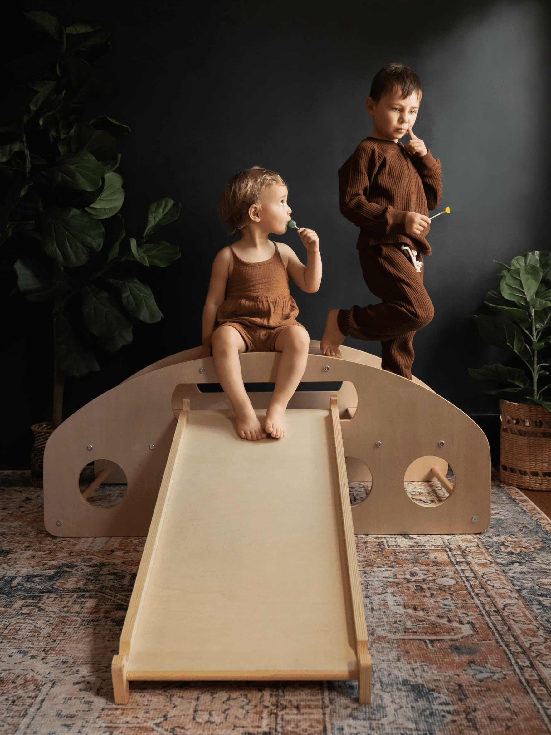 Reversible Rocking Play Table